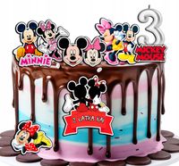 OPŁATEK URODZINY POSTACIE MYSZKA MIKI MINI + IMIĘ