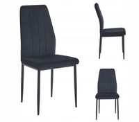 krzesło k12-fx velvet czarne