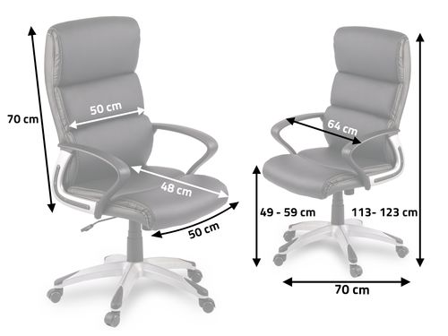 Fotel biurowy obrotowy Sofotel EG-228 czarny na Arena.pl