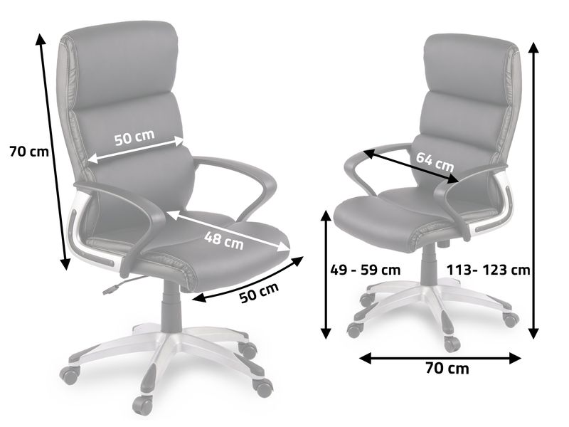 Fotel biurowy obrotowy Sofotel EG-228 czarny zdjęcie 6