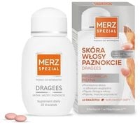 MERZ SPEZIAL Dragees skóra włosy paznokcie 60 drażetek