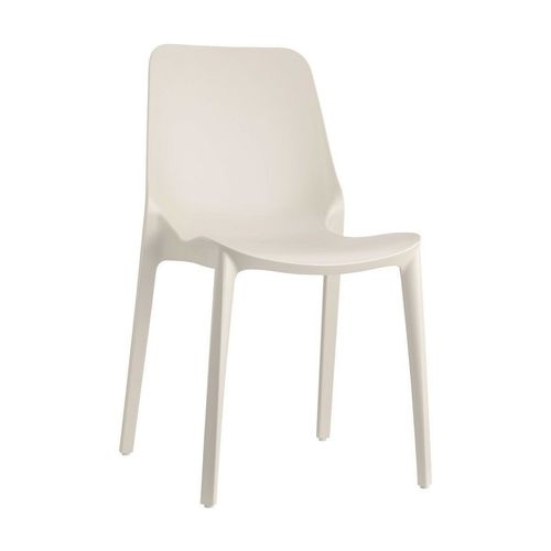Krzesło Ginevra białe z tworzywa na Arena.pl