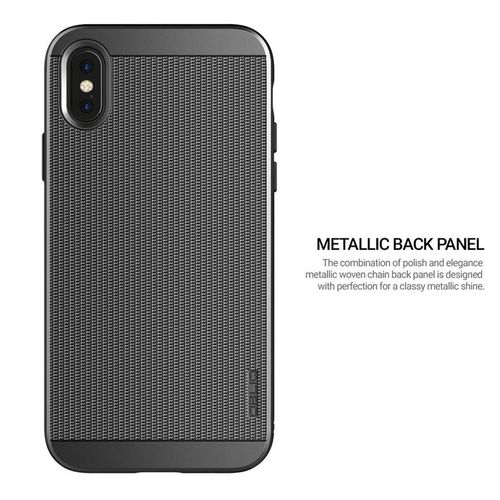 Obliq Slim Meta - Etui do iPhone X (Titanium Black) na Arena.pl