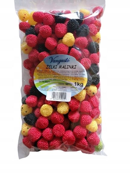 ŻELKI MALINKI 1KG VANGUSTO zdjęcie 5