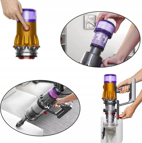 ZMYWALNY filtr do Dyson V12 Detect Slim Absolute Zestaw 2 szt. HEPA na Arena.pl