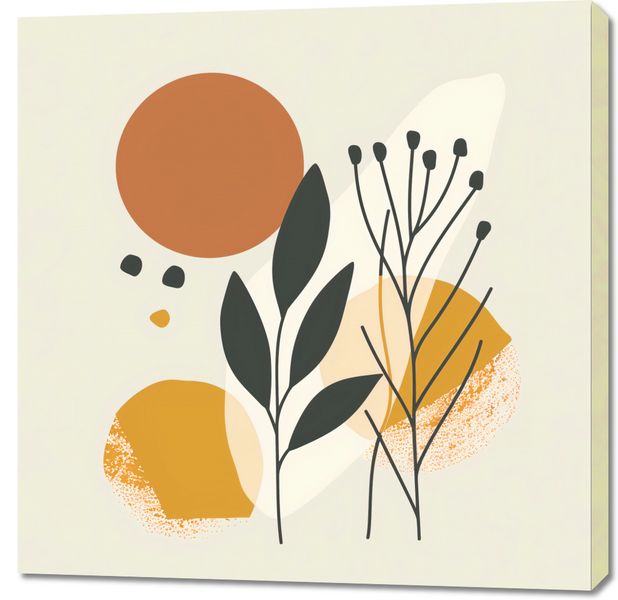 Obraz 90x90cm Botaniczna Presja zdjęcie 1