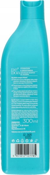 NEBOA HYDRATION SMOOTHNESS SZAMPON DO WŁOSÓW 300ML zdjęcie 2