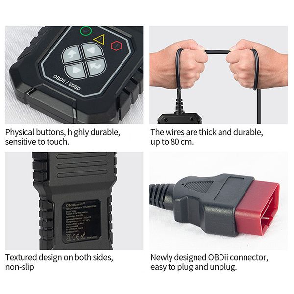 Cyfrowy Tester diagnostyczny Interfejs ProLine OBDII EOBD PL MENU  8V–25V zdjęcie 11