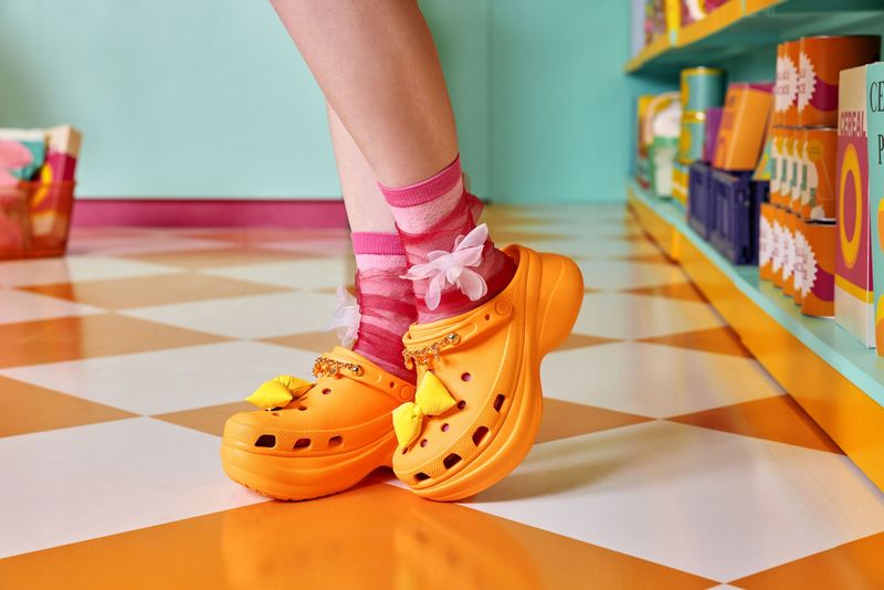 Damskie Buty Chodaki Platforma Koturn Crocs Classci Bae 2066302 Clog 39-40 zdjęcie 7