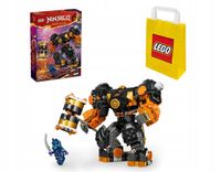 KLOCKI LEGO NINJAGO 71806 MECH ŻYWIOŁU ZIEMI COLEA ZESTAW NA PREZENT +TORBA