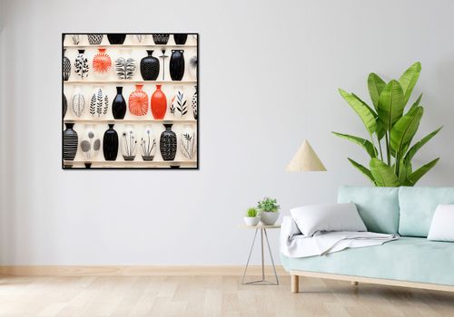 Plakat 100x100cm Gliniana Harmonia na Arena.pl