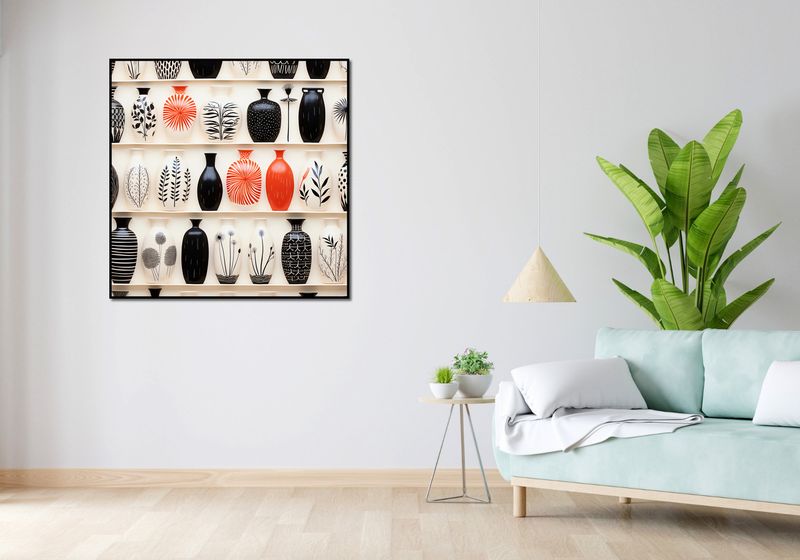 Plakat 100x100cm Gliniana Harmonia zdjęcie 4
