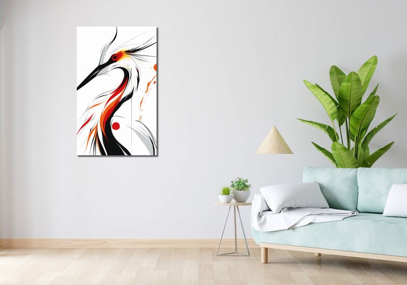 Obraz 60x100cm Bocian zdjęcie 2