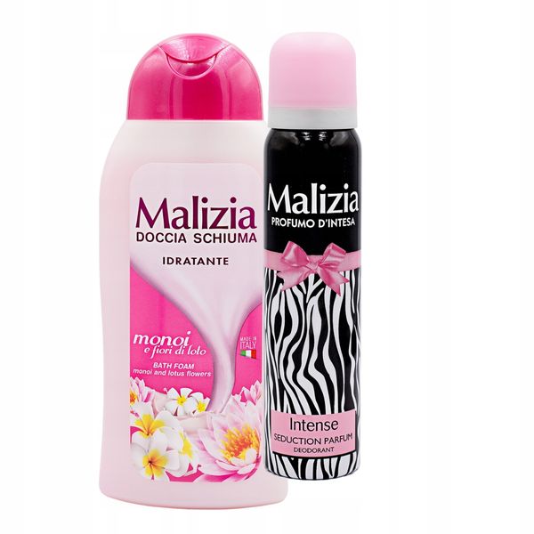 Malizia Dezodorant Damski Intense 100 Ml + Żel zdjęcie 1