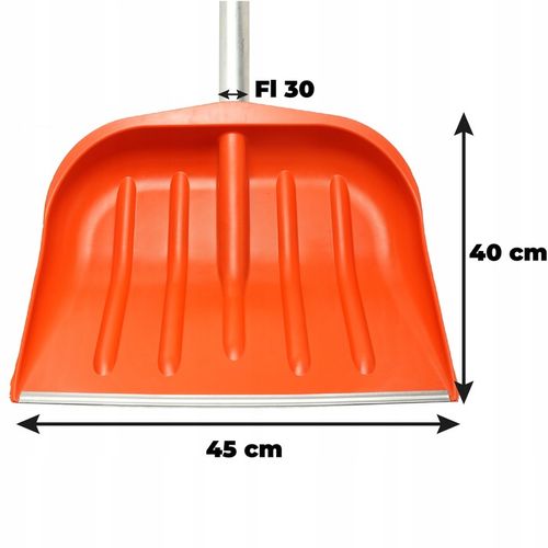 ŁOPATA ŚNIEGOWA profilowany trzonek MOCNA SZUFLA do śniegu na Arena.pl
