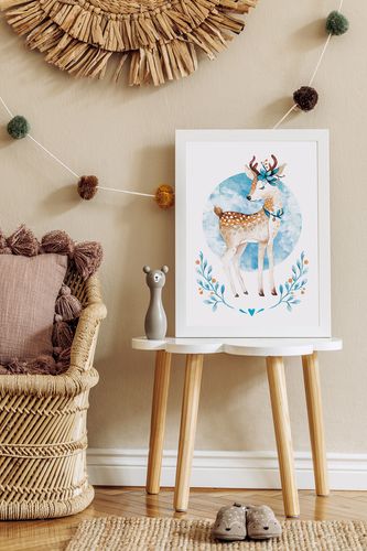 Plakat pokój dziecka sarenka 29,7x42 cm A3 na Arena.pl