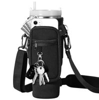 ETUI NAKŁADKA ORGANIZER Z PASKIEM NA KUBEK TERMICZNY 1L STANLEY CUP CZARNE