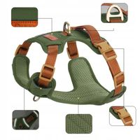 Szelki Dla Małego / Dużego Psa Mocne Easy Walk Regulowane M Odblaskowe