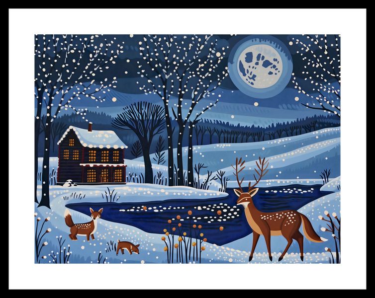 Plakat 40x30cm Przyszła Zima zdjęcie 3