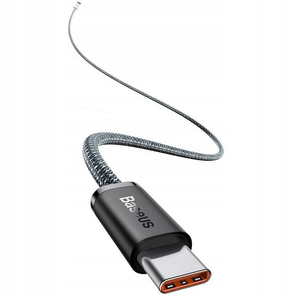 Kabel Baseus USB-C do USB-C, przewód 2m, 100W zdjęcie 3