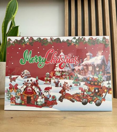 KALENDARZ ADWENTOWY 24 ELEMENTY KLOCKI KONSTRUKCYJNE ŚWIĘTA PREZENT DZIECKO na Arena.pl