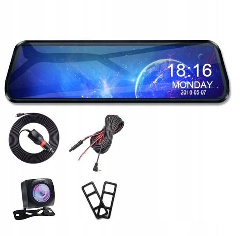 REJESTRATOR LUSTERKO FULL HD 9.66 KAMERA TYŁ na Arena.pl