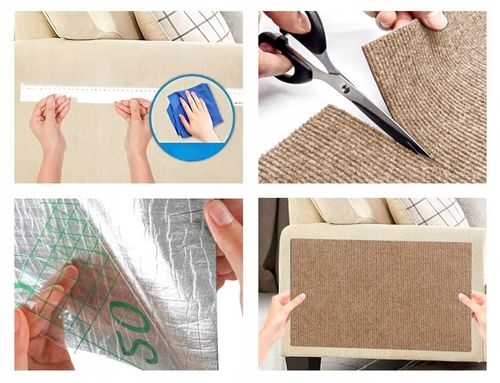 Samoprzylepna MATA DO DRAPANIA na kanapę meble dla kotów ochrona 100x40 na Arena.pl