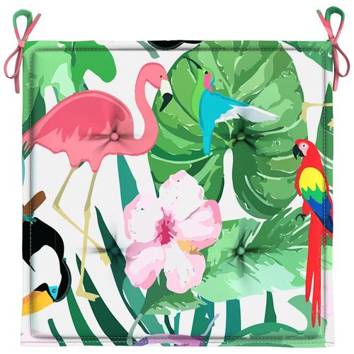 Poduszki na krzesła ogrodowe, 4 szt., wielokolorowe, 40x40x4 cm na Arena.pl