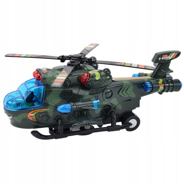HELIKOPTER INTERAKTYWNY WOJSKOWY JEŹDZI ŚIECI GRA zdjęcie 4