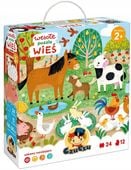 Duża Układanka dwulatka Wesołe Puzzle Wieś 24 elementy dla dzieci 2+