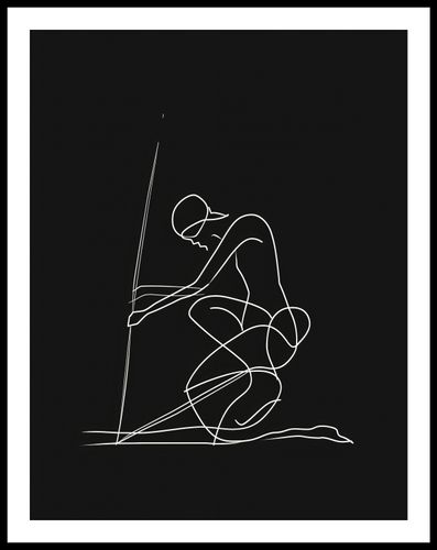 Plakat 50x65cm Linia na Arena.pl