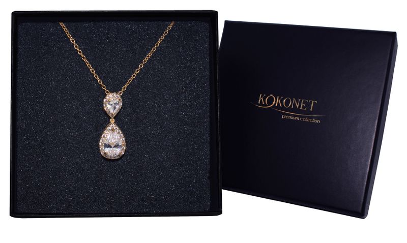 Naszyjnik ślubny MIGDAL gold zdjęcie 1