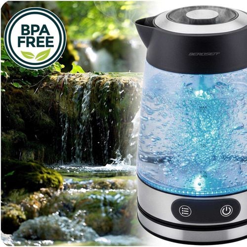 Czajnik elektryczny szklany z regulacją temperatury 1,8l 2200W Berdsen BD-715 na Arena.pl