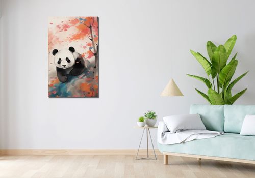 Obraz 60x100cm Panda wśród Klonów na Arena.pl