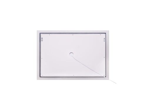 Lustro Ścienne Led 60 X 80 Cm Srebrne Adour na Arena.pl