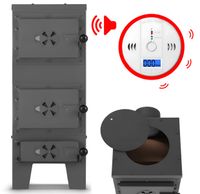 Piec stalowy koza Janusz 7kW szamotowy Polski EkoProjekt CZUJNIK CZADU