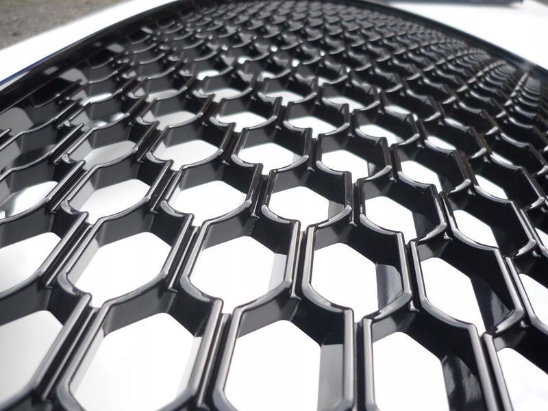 GRILL AUDI A3 12-16 RS3- OPTIK CZARNY POŁYSK PDC zdjęcie 3