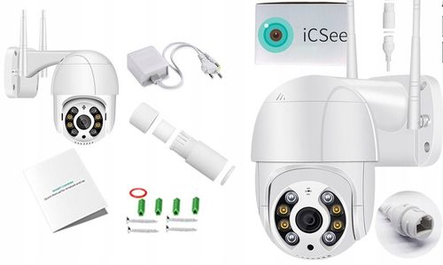 Kamera obrotowa zewnętrzna 4K UHD 8MP WIFI ICSEE na Arena.pl