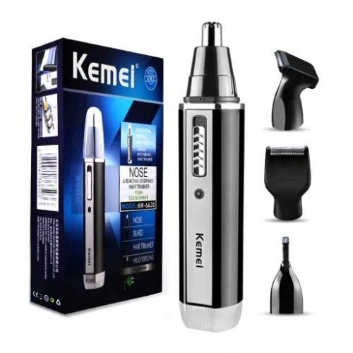 Maszynka trymer 4W1 DO WŁOSÓW BRODY nosa brwi KEMEI 4 nakładki na Arena.pl
