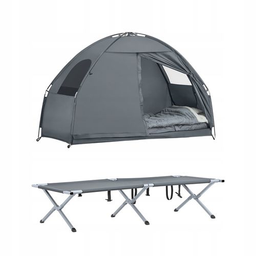 SoBuy Namiot Wodoodporny Leżak 1 Osoby Kempingowy Turystyczny OGS32-HG na Arena.pl