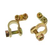 Klemy mosieżne do akumlatora komplet 2szt