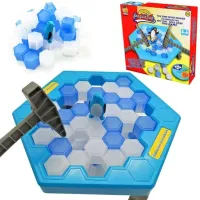 GRA PINGWINY NA LODZIE PINGWIN W PUŁAPCE ZRĘCZNOŚCIOWA RODZINNA DLA DZIECI