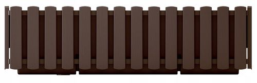 Skrzynka balkonowa Boardee Fencycase 600 | Brąz, Kształt Prostokątny, Wymiary 18x58x16.2 cm, Kolor Brąz, Prosperplast na Arena.pl