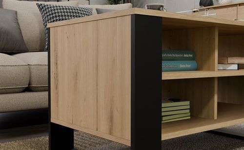 Stolik Modern 4P DĄB ARTISAN CZARNY na Arena.pl