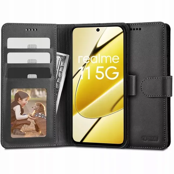 Etui Tech-Protect Wallet Do Realme 11 5g Black zdjęcie 1