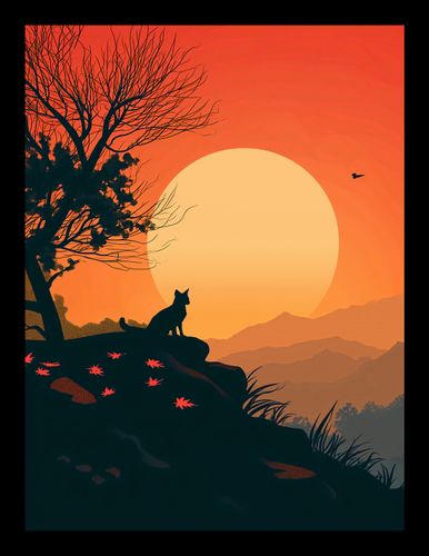 Plakat 15x20cm Kocie Wzgórze na Arena.pl
