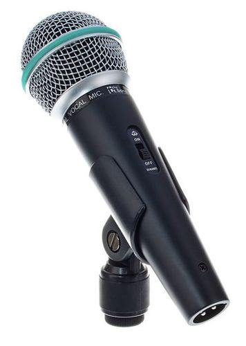 Mikrofon dynamiczny wokalny the t.bone MB85 Włącznik Uchwyt Futerał ZESTAW na Arena.pl