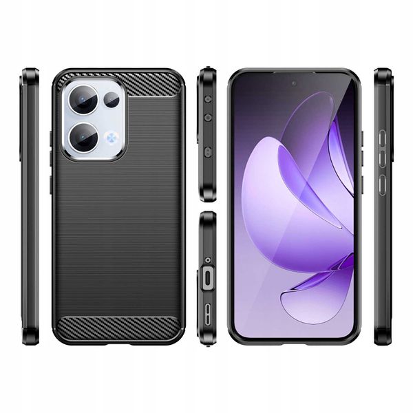 Spacecase Carbon Oppo Reno13 5G Black zdjęcie 6