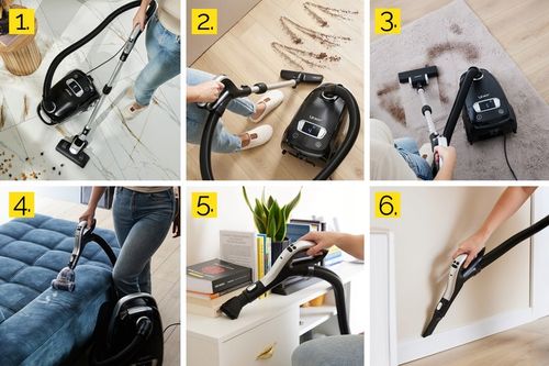 Cichy Odkurzacz workowy Yoer HEPA +6 szczotek INTELIGENTNY +PILOT na Arena.pl