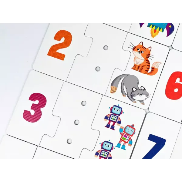 Puzzle Sensoryczne 30 Elementów. Cyferki zdjęcie 4